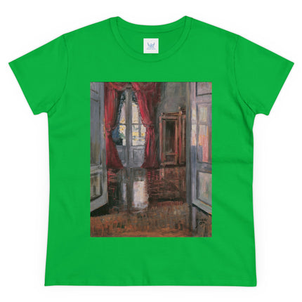 View into an Apartment by Egon Schiele Women's Midweight Cotton Tee