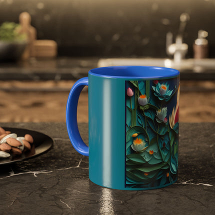 Ethereal Moonlit Lake Colorful Mugs (11oz, 15oz)