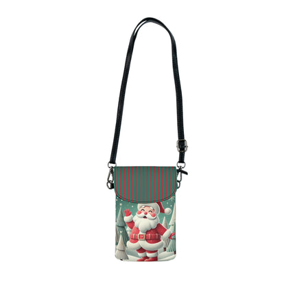 Santa's Joyful Night Small Cell Phone Wallet