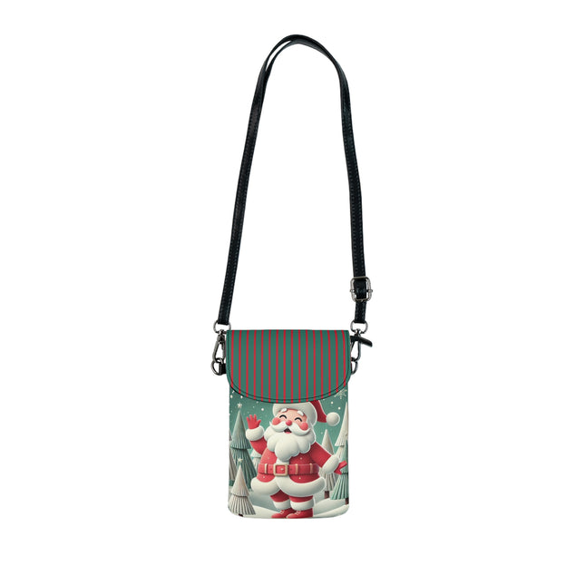 Santa's Joyful Night Small Cell Phone Wallet