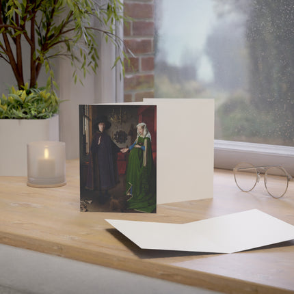 Arnolfini Portrait by Jan Van Eyck Greeting Cards (1, 10, 30, and 50pcs)