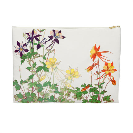 Aquilegia Flower Accessory Pouch – Tanigami Kônan Botanical Art Design