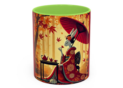 Theatrical Harvest Rabbit Colorful Mugs (11oz, 15oz)
