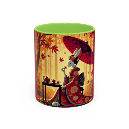 Theatrical Harvest Rabbit Colorful Mugs (11oz, 15oz)