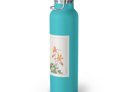 Aquilegia Flower by Tanigami Kônan Copper Vacuum Insulated Bottle, 22oz