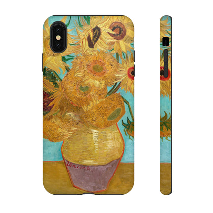 Vase with Twelve Sunflowers by Vincent Van Gogh Phone Cases