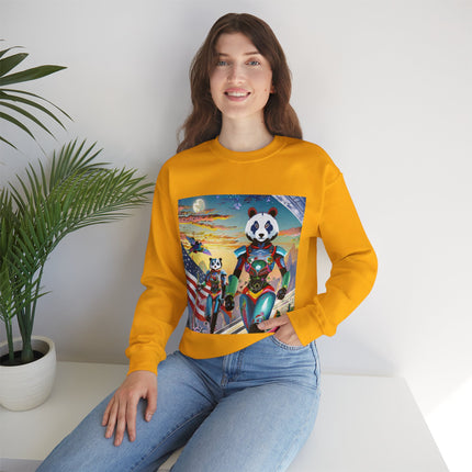 Cyber Punk Robots Unisex Heavy Blend™ Crewneck Sweatshirt