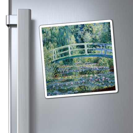 Water Lilies and Japanese Bridge by Claude Monet Magnets (3 Sizes)