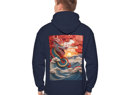 Stormbound Dragon – Heavy Blend™ Hooded Sweatshirt