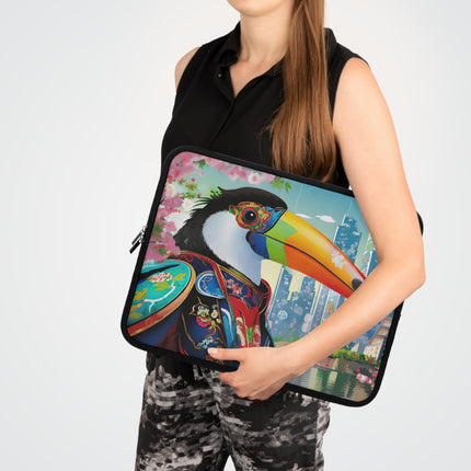 Cyber Toucan Chic Laptop Sleeve