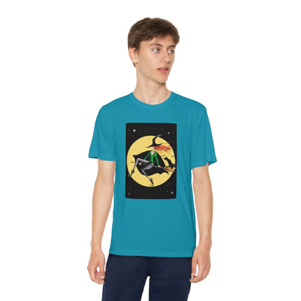 A Witch’s Moonlit Flight Youth Competitor Tee