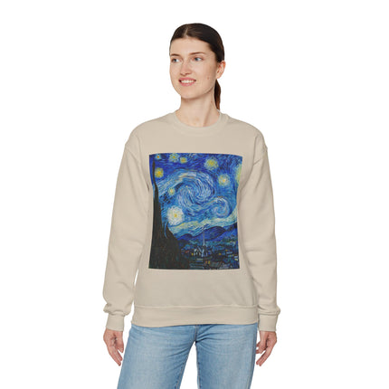 The Starry Night by Vincent Van Gogh Heavy Blend™ Crewneck Sweatshirt