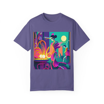 Dance of the Skeleton Ballerinas Unisex Garment-Dyed T-shirt