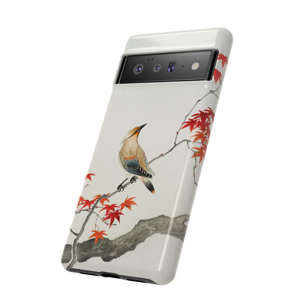 Japanese Bird on Maple by Ohara Koson Phone Cases