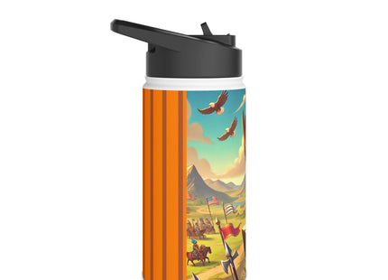 Watchful Guardian Stainless Steel Water Bottle, Standard Lid