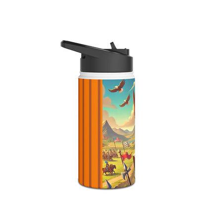 Watchful Guardian Stainless Steel Water Bottle, Standard Lid