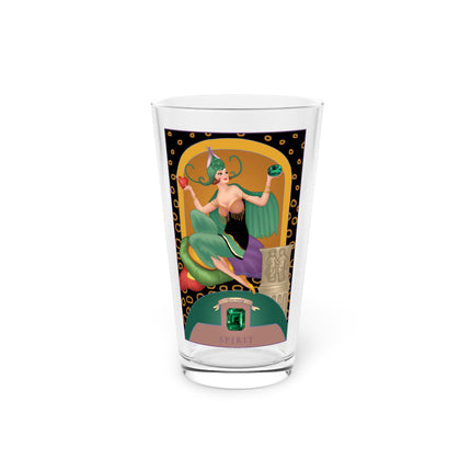 May & Emerald Zodiac Pint Glass