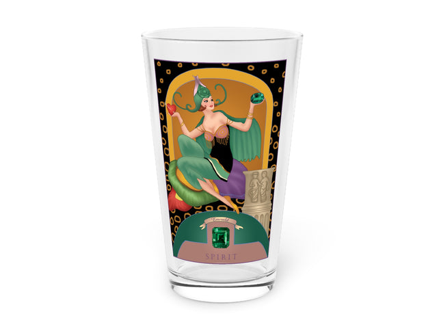 May & Emerald Zodiac Pint Glass