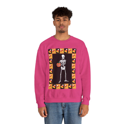 Candy Corn Skeleton Unisex Heavy Blend™ Crewneck Sweatshirt