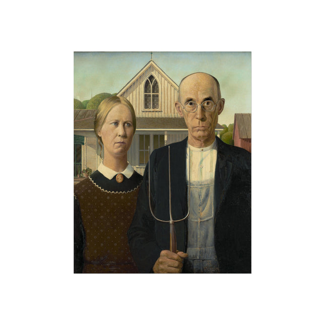American Gothic by Grant Wood Fine Art Posters