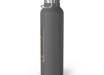 A Rich Kirghiz Huntsman with a Falcon by Vasily Vereshchagin Copper Vacuum Insulated Bottle, 22oz