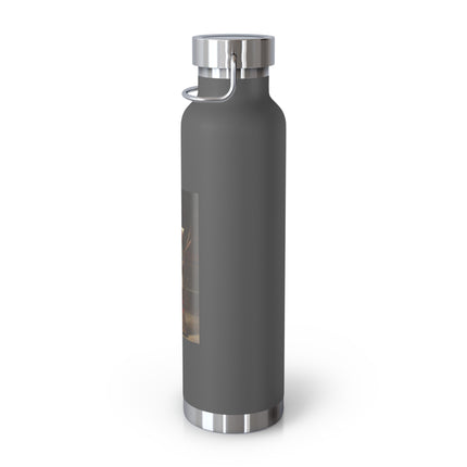 A Rich Kirghiz Huntsman with a Falcon by Vasily Vereshchagin Copper Vacuum Insulated Bottle, 22oz