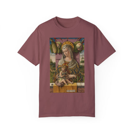 Madonna and Child by Carlo Crivelli Unisex Garment-Dyed T-shirt