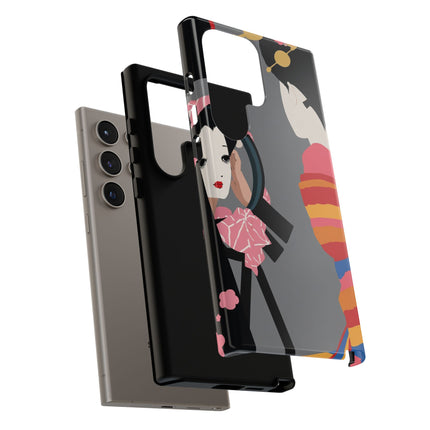 Geisha Mirror Phone Case – Elegant Reflection & Timeless Beauty
