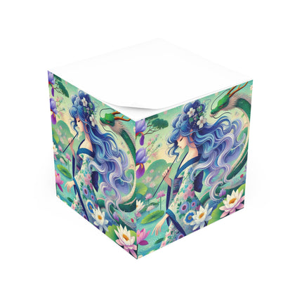 Fairy of the Koi Pond Note Cube