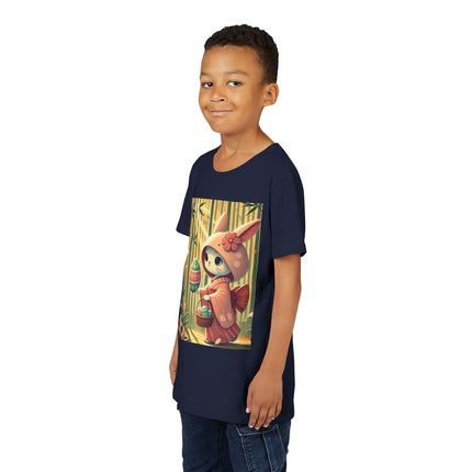 Geisha Kitten’s Easter Stroll Youth Short Sleeve Tee