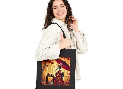 Theatrical Harvest Rabbit Cotton Canvas Tote Bag