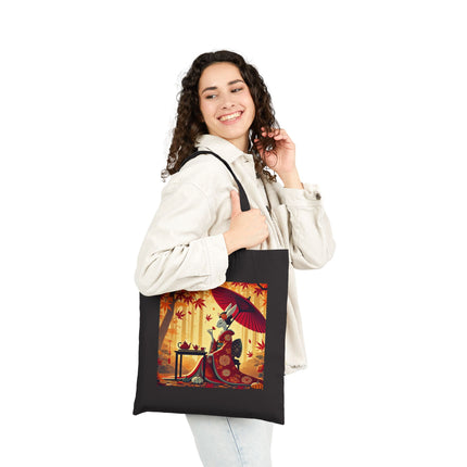 Theatrical Harvest Rabbit Cotton Canvas Tote Bag