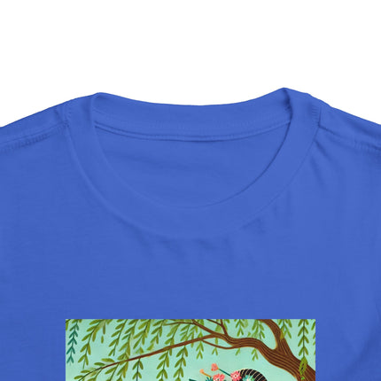 Sparrow Dance Geisha Fairy Toddler Short Sleeve Tee