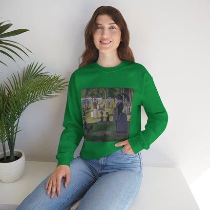 A Sunday on La Grande Jatte by Georges Seurat Heavy Blend™ Crewneck Sweatshirt