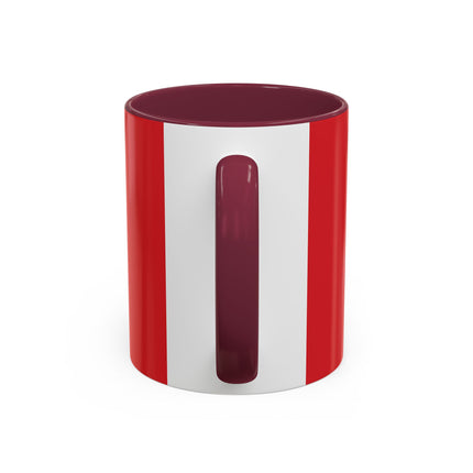 ❤️ The Lady Of The Crimson Scarf Colorful Mug – Art Deco Christmas Elegance