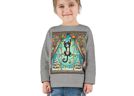 Mischief in Tinselland Toddler Long Sleeve Tee