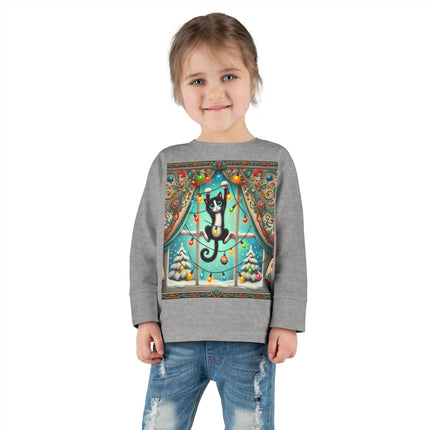 Mischief in Tinselland Toddler Long Sleeve Tee