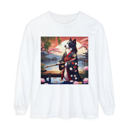 Border Collie Warrior Long Sleeve T-Shirt