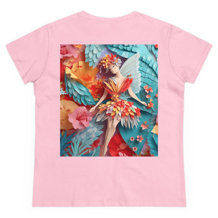Hibiscus Fairy Women's Midweight Cotton Tee