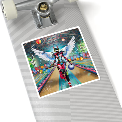 Samurai Robot Angels Kiss-Cut Stickers (4 Sizes)