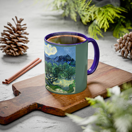 Olive Trees by Vincent Van Gogh Colorful Mugs (11oz, 15oz)