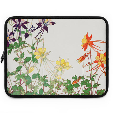 Aquilegia Flower by Tanigami Kônan Laptop Sleeve