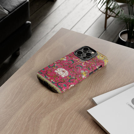Pink Floral Pattern by Owen Jones Phone Cases