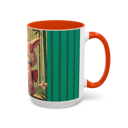 Geisha Kitten’s Easter Stroll Colorful Mugs (11oz, 15oz)