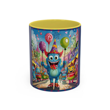 Monster Parade Madness Colorful Mugs (11oz, 15oz)