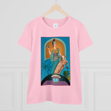 March & Aquamarine (Gem Series) by Sofia Chiostri Women's Midweight Cotton Tee