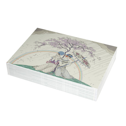 L’Arc-en-Ciel by George Barbier Postcard Bundles (envelopes included)