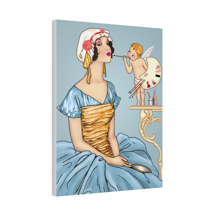 The Fairy’s Reflection – A Vintage Portrait of Charm