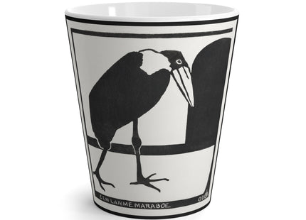 A Lame Marabou by Samuel Jessurun de Mesquita Latte Mug
