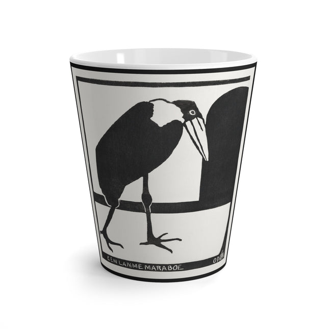 A Lame Marabou by Samuel Jessurun de Mesquita Latte Mug